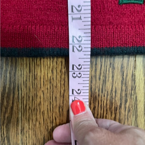 Talbots Red Wool Vest Holiday Christmas Size Small - Picture 11 of 11